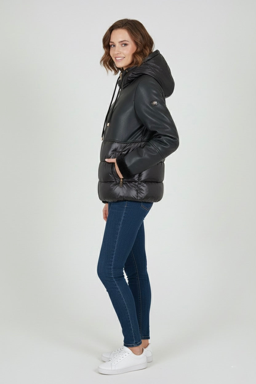 Yes Zee donna giubbino Pu Leather J018GB00 0801