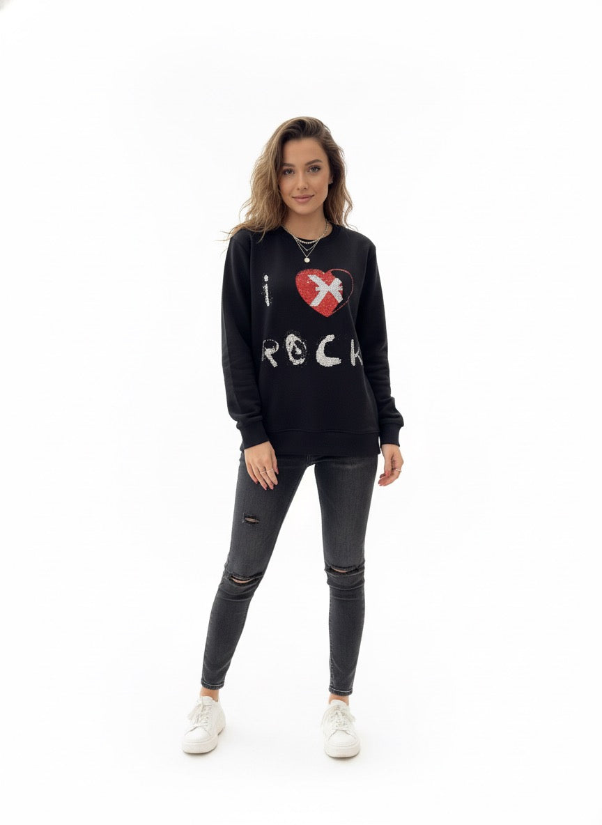 Richmond donna felpa Faram UWA25284FEMTL Black