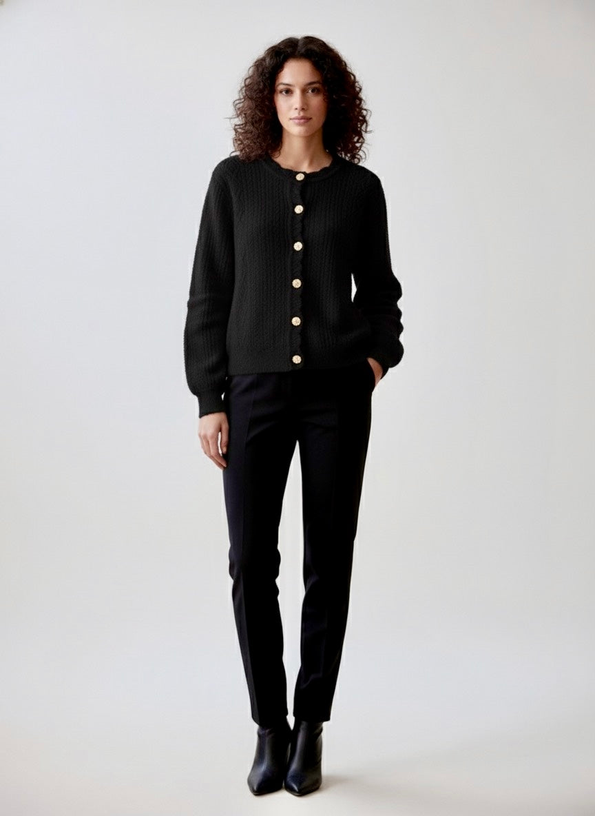 Gold Rush donna cardigan SEZANE NERO