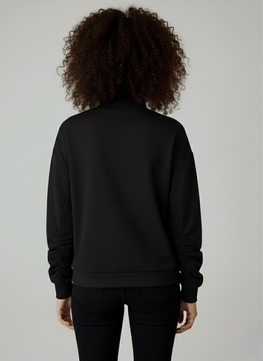 Gold Rush donna felpa W1LOREN06 I25 NERO