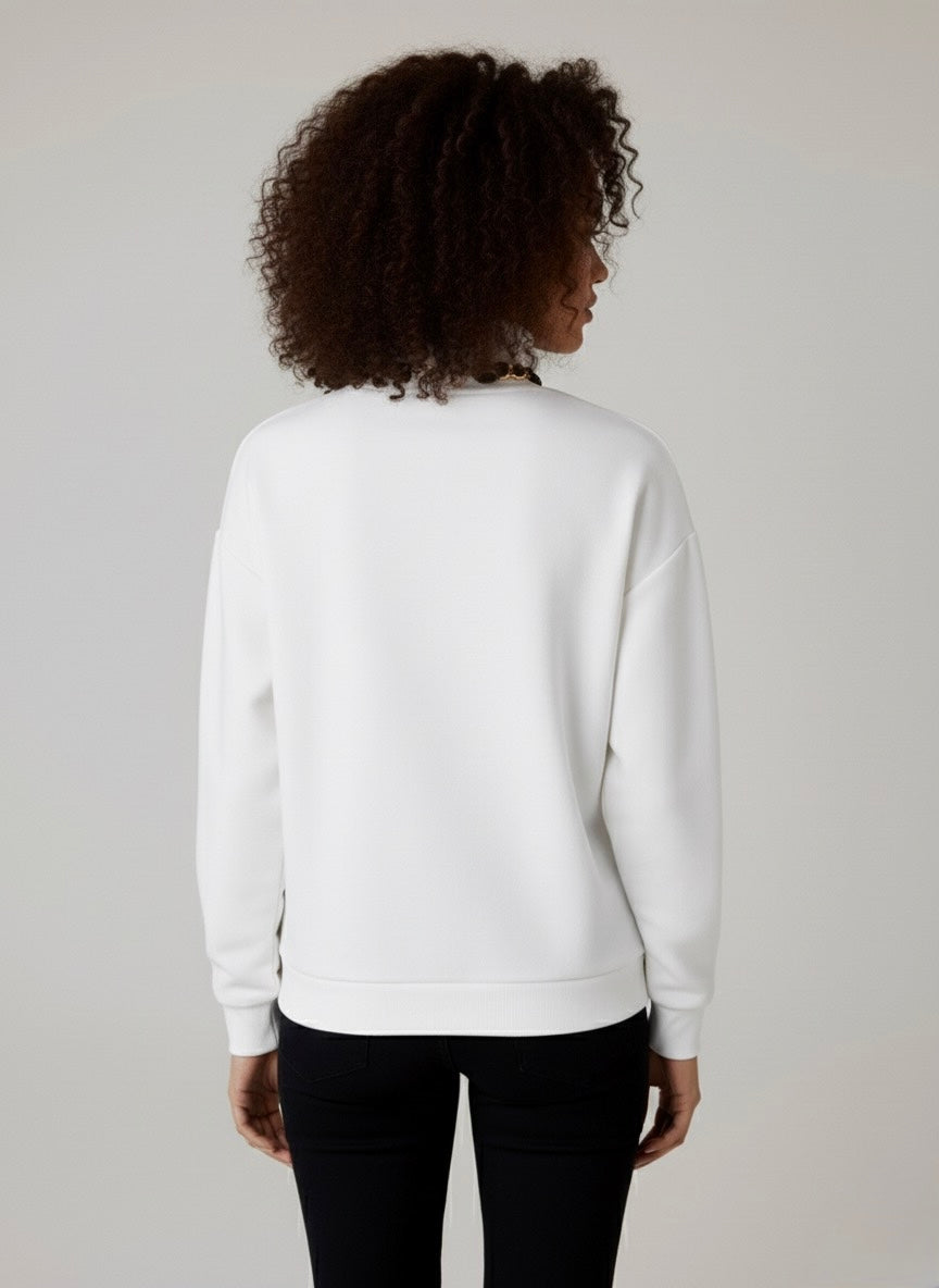 Gold Rush donna felpa W1LOREN06 I25 PANNA