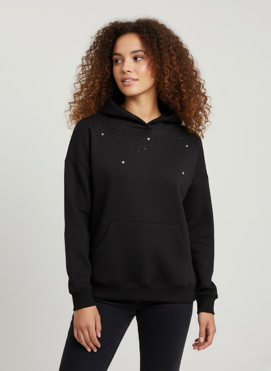 Gold Rush donna felpa W1LOREN14 I25 NERO 99