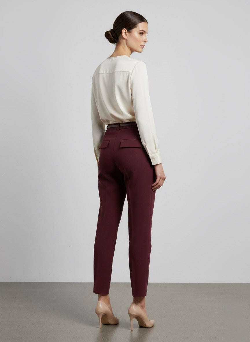 susy Mix donna pantalone T1676U136 I25 VINO