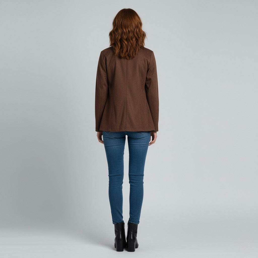 Susy mix donna giacca PP246T314 I25 MORO