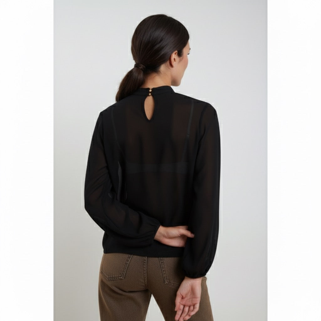 Susy Mix donna camicia C4220DG I25 Nero