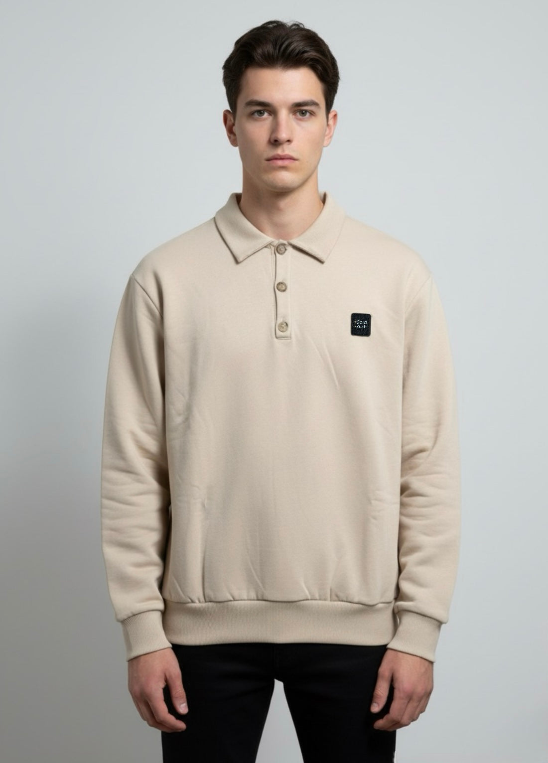 Gold Rush uomo felpa M1COL07 I25 AVORIO