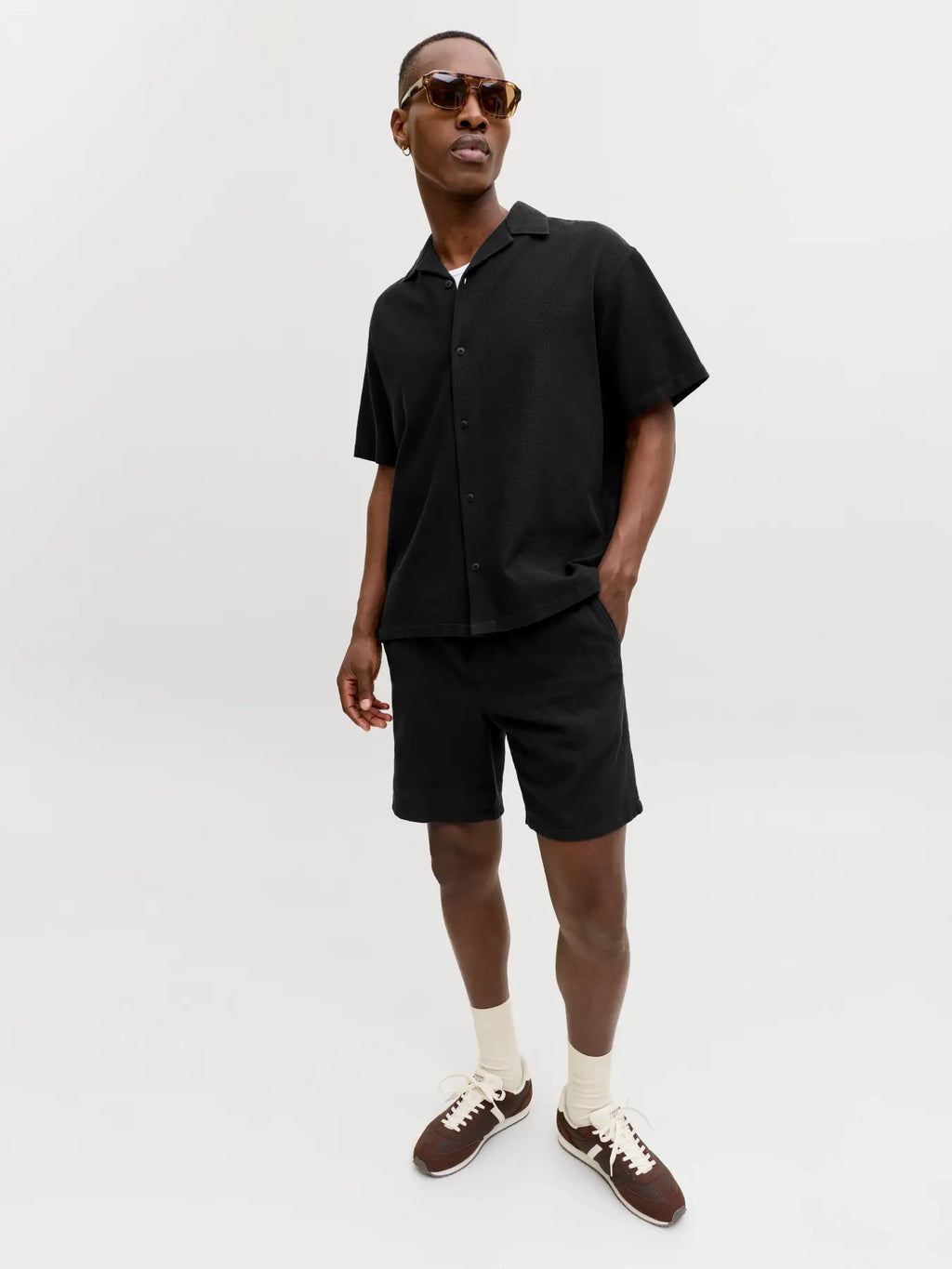Jack & Jones uomo short JAIDEN WAFFLE 12295862