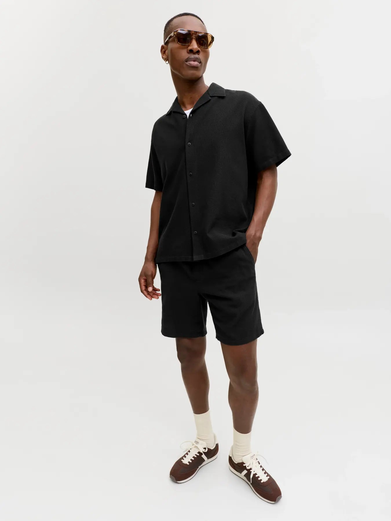Jack & Jones uomo short JAIDEN WAFFLE 12295862