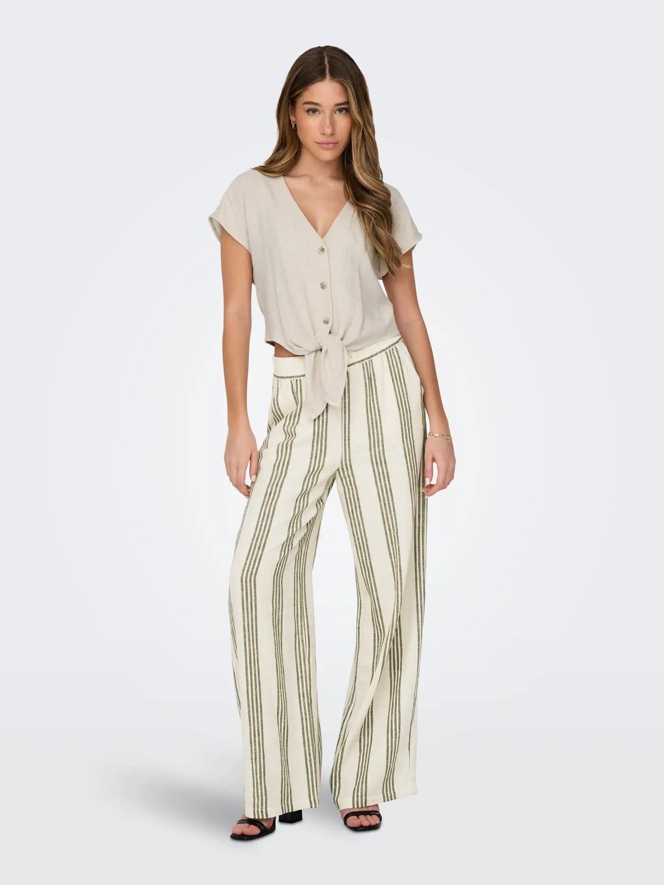 Only donna camicia SIESTA KNOT LIN 15322270 NOOS