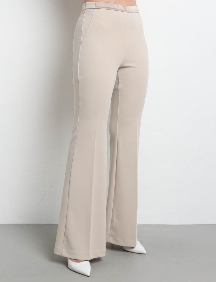 Vicolo donna pantalone a palazzo TB0079 Beige