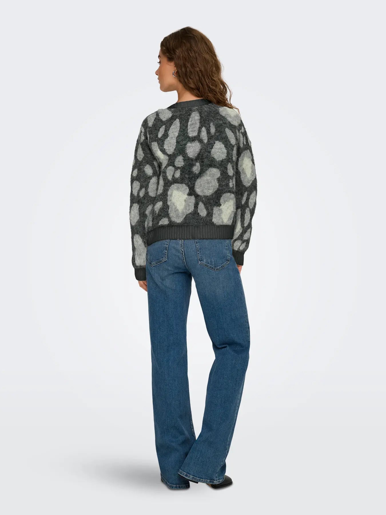 Only donna maglia Edelie Life 15353090 Mediaum Grey