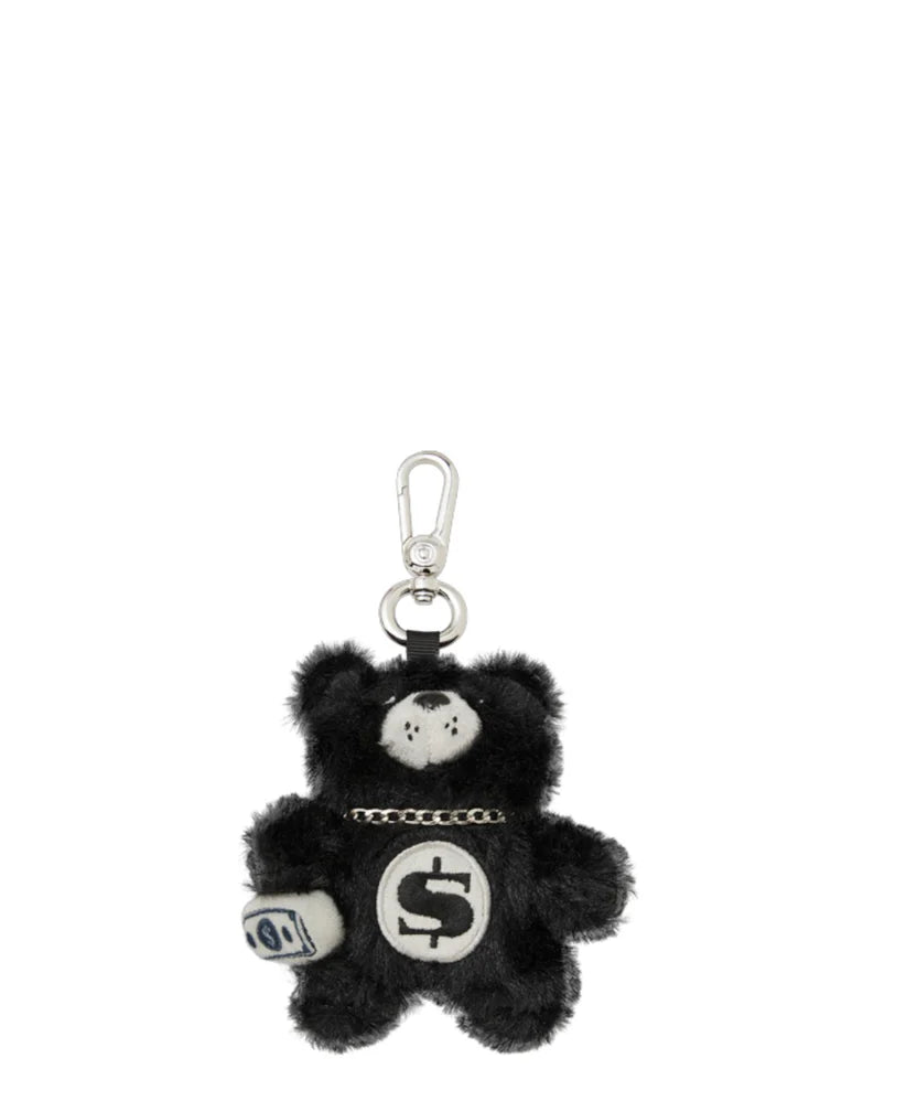 SPRAYGROUND PORTACHIAVI FUR CRAY BLACK BEAR CUB KEYC