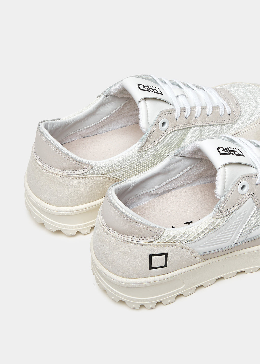 D.A.T.E. Uomo Scarpa Kdue Hybrid White M401-K2-HD-WH