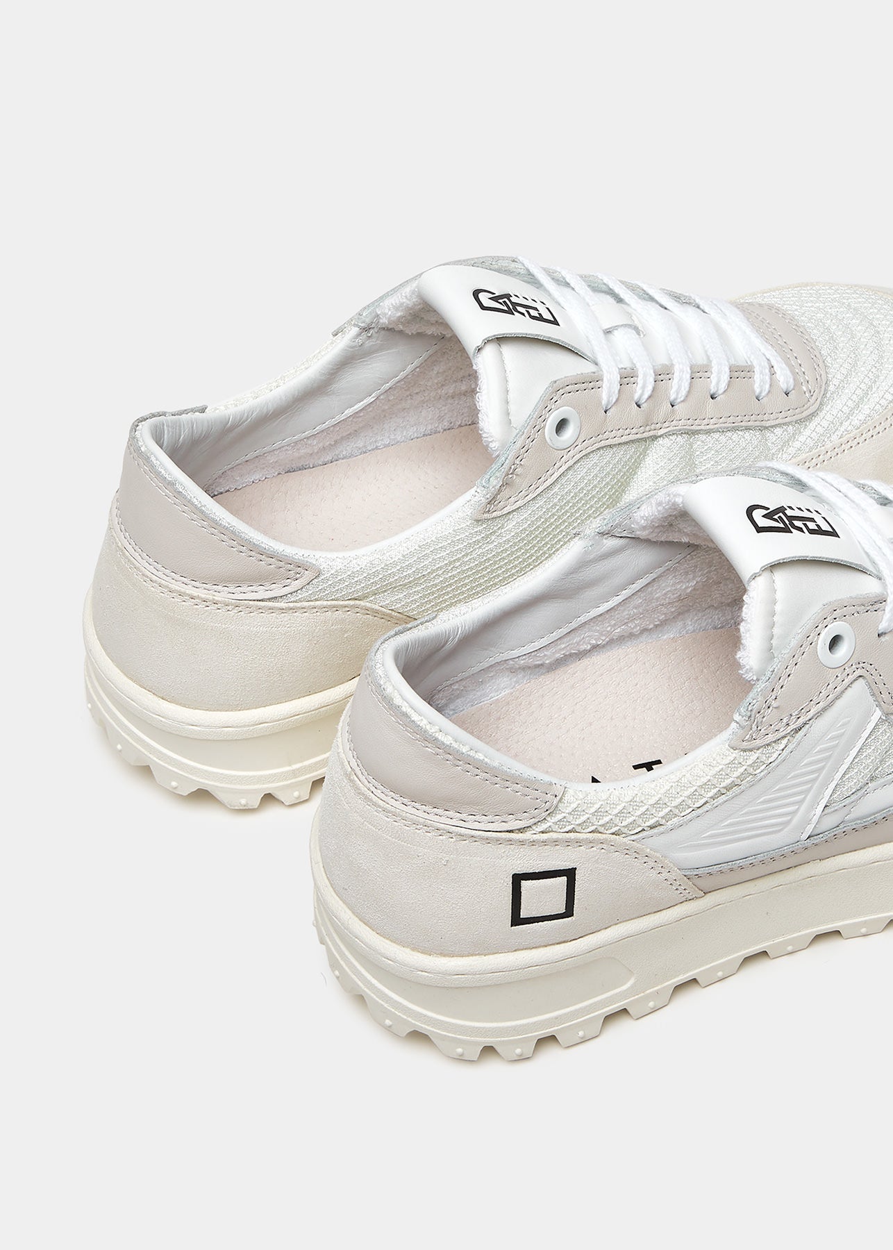 D.A.T.E. Uomo Scarpa Kdue Hybrid White M401-K2-HD-WH