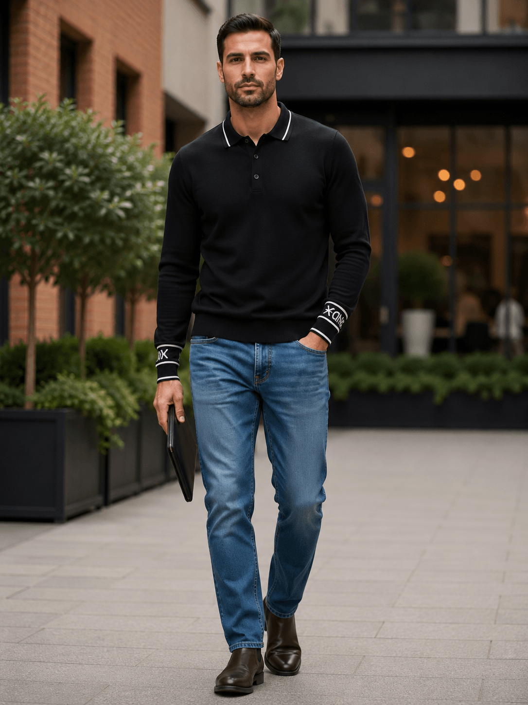 Richmond maglia SWEATER SLANDIX UMA26160MA Nero