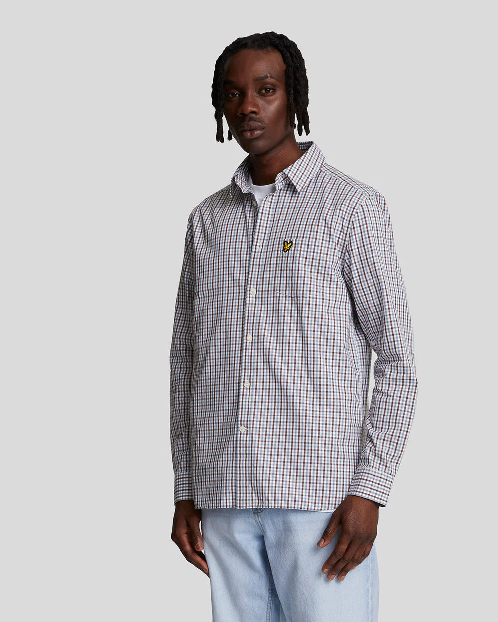 lyle & scott uomo camicia checked gingh LW2109V X424