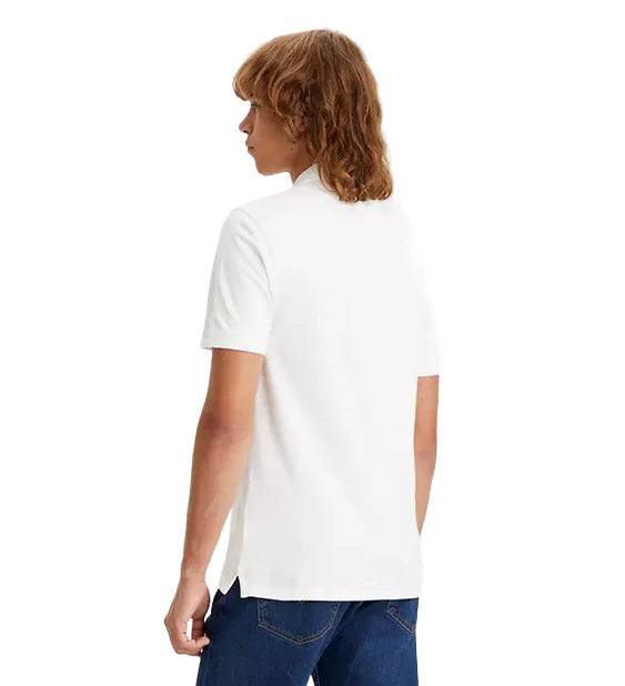 Levi's uomo polo Slim Housemark 4842-0002 Bianco