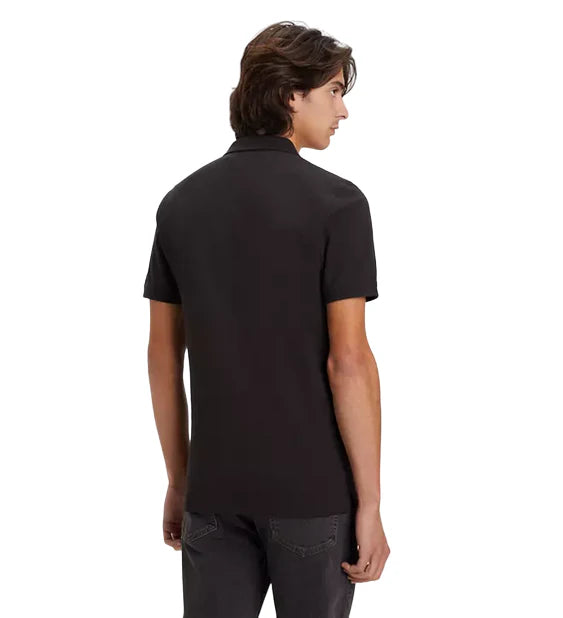 Levi's uomo polo Slim Housemark 4842-0015 Nero