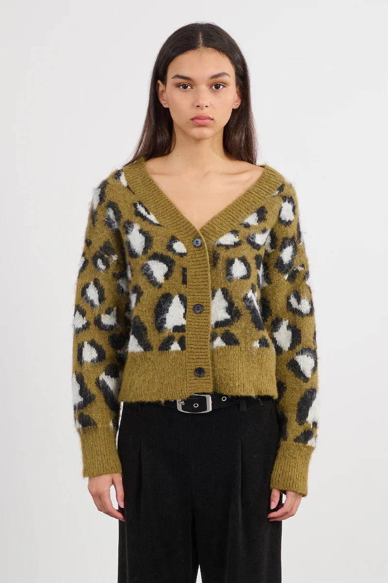 Molly Bracken donna cardigan LAL612DH I25 KHAKI