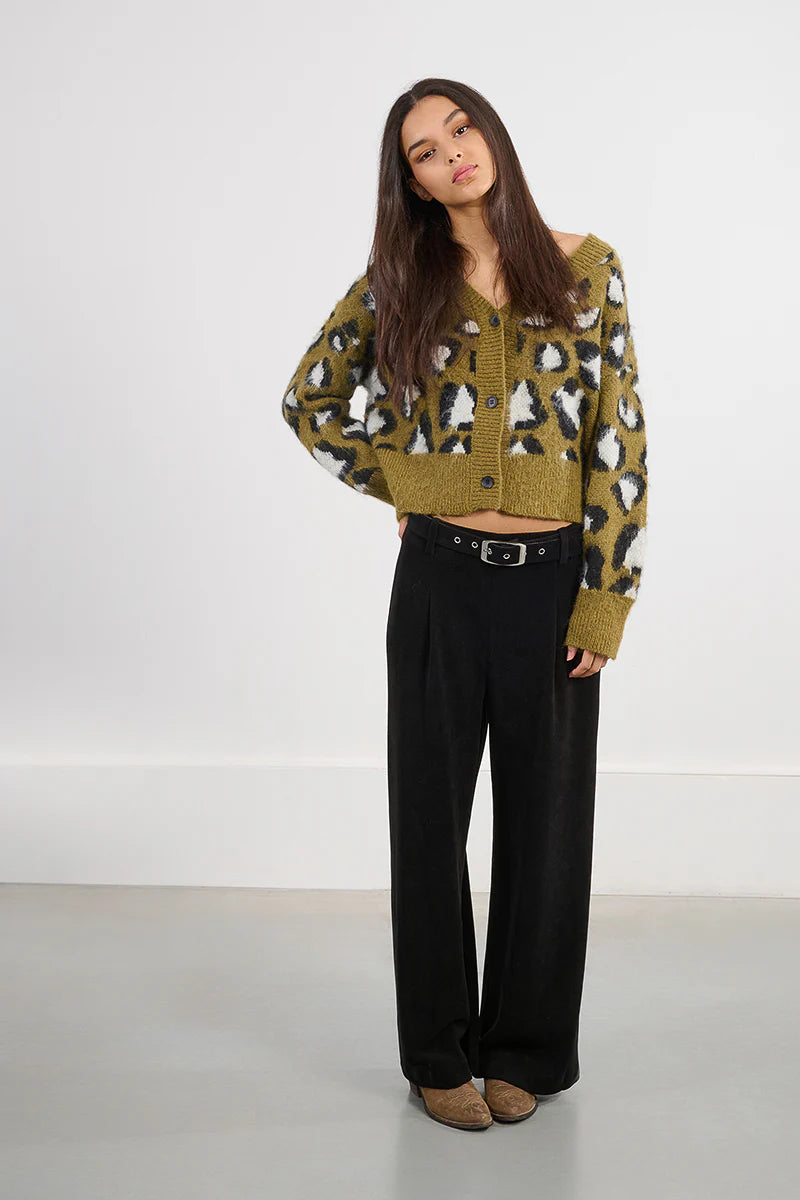Molly Bracken donna cardigan LAL612DH I25 KHAKI