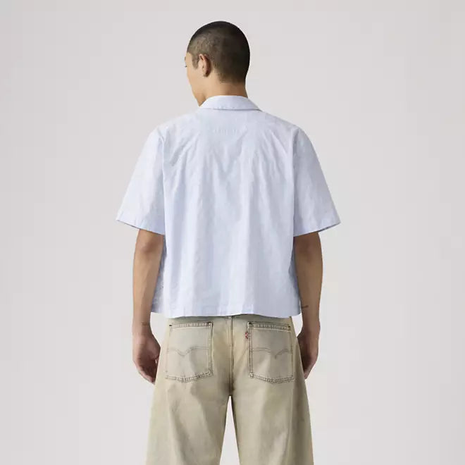 Levi's uomo camicia Ss LamaBoxyShirt 005GH stripe