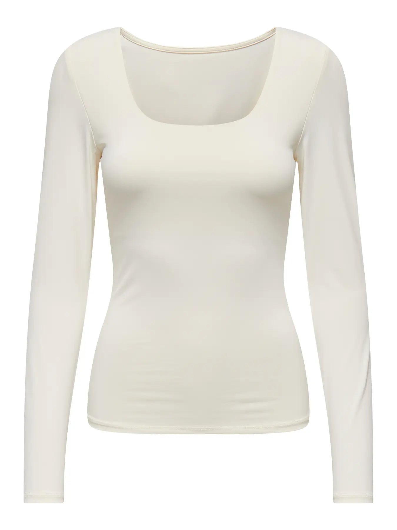 Only donna maglia Lea LS Way 15302647 Cloud Dancer