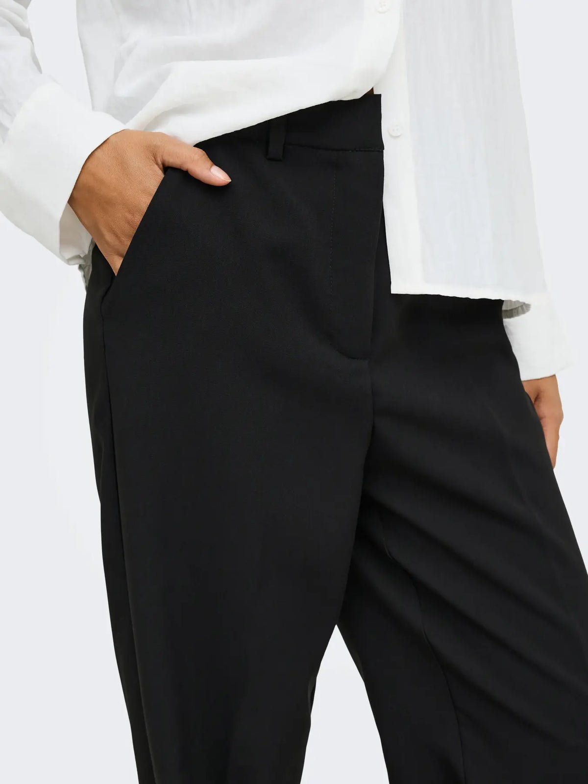 JDY Pantalone VIV HW WIDE 15379719 Black