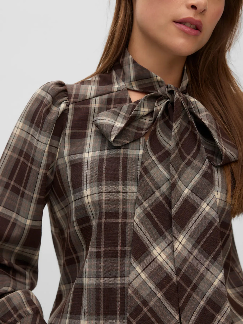 Vero Moda camicia SANITA 10356161 Chocolate Torte