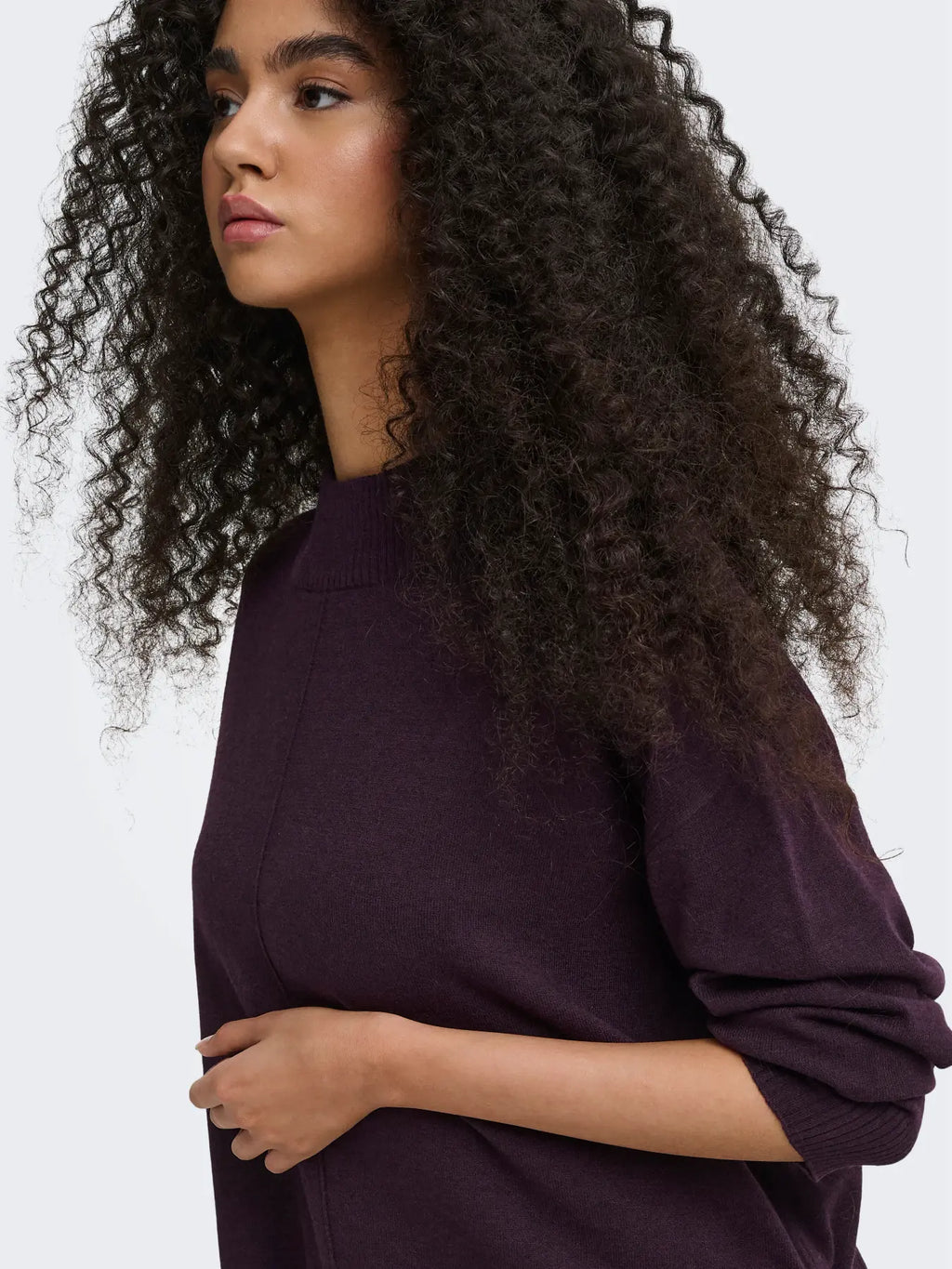 JDY maglia AMORE 15385415 Plum Perfect