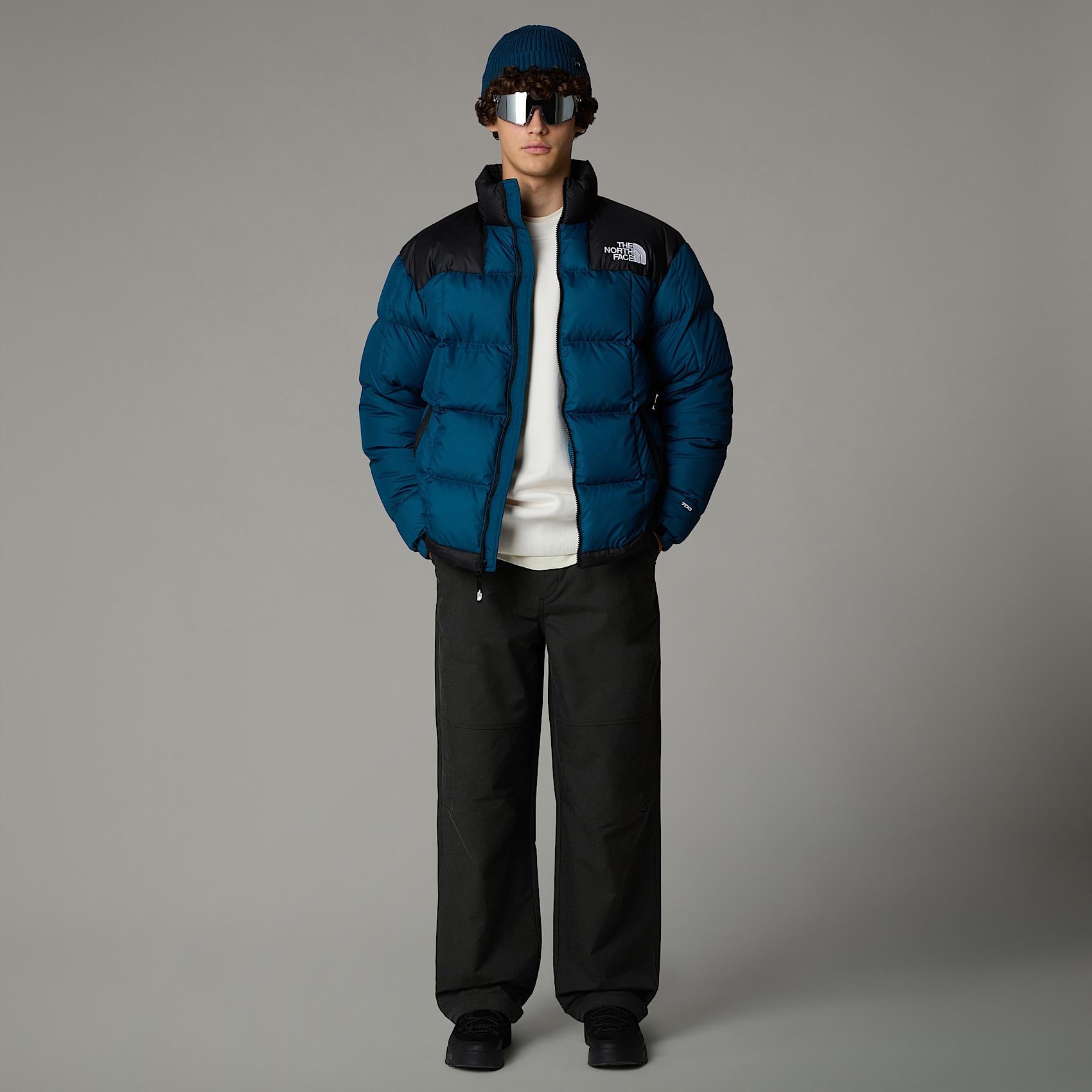 the north face uomo giubbino lhotse midnight petrol