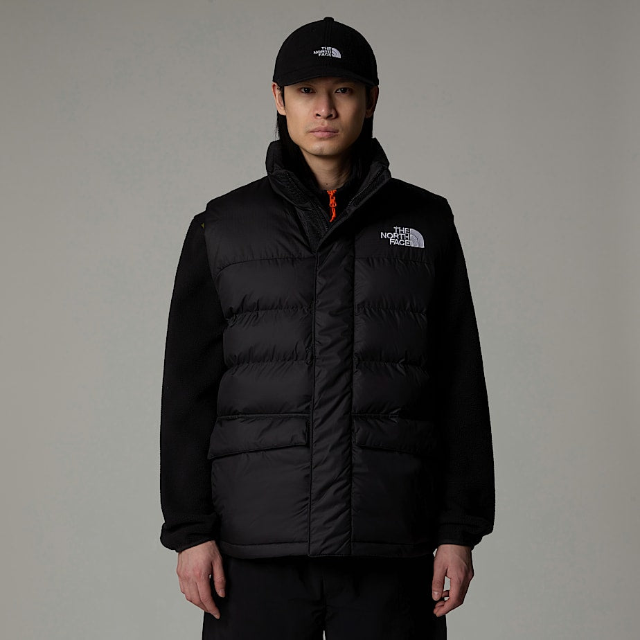 the north face uomo smanicato limbara insulated blac