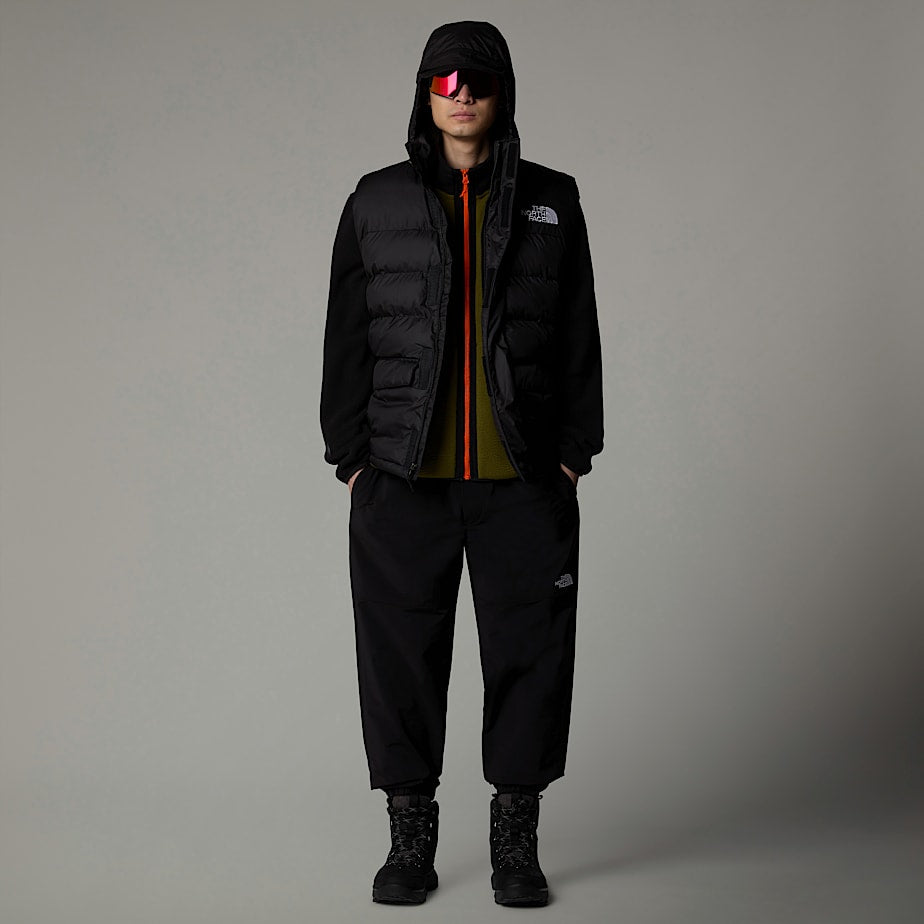 the north face uomo smanicato limbara insulated blac