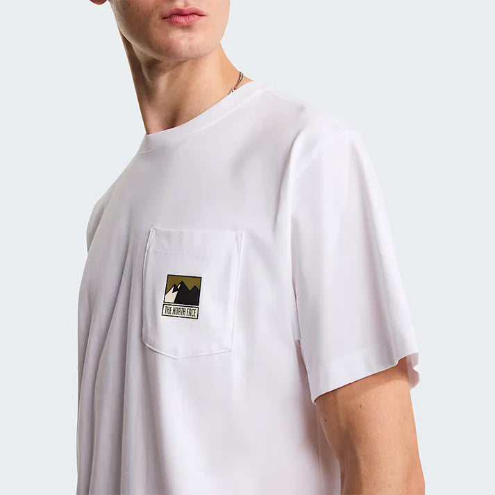 The North Face uomo t-shirt MOUNTAIN NF0A8GUUFN41
