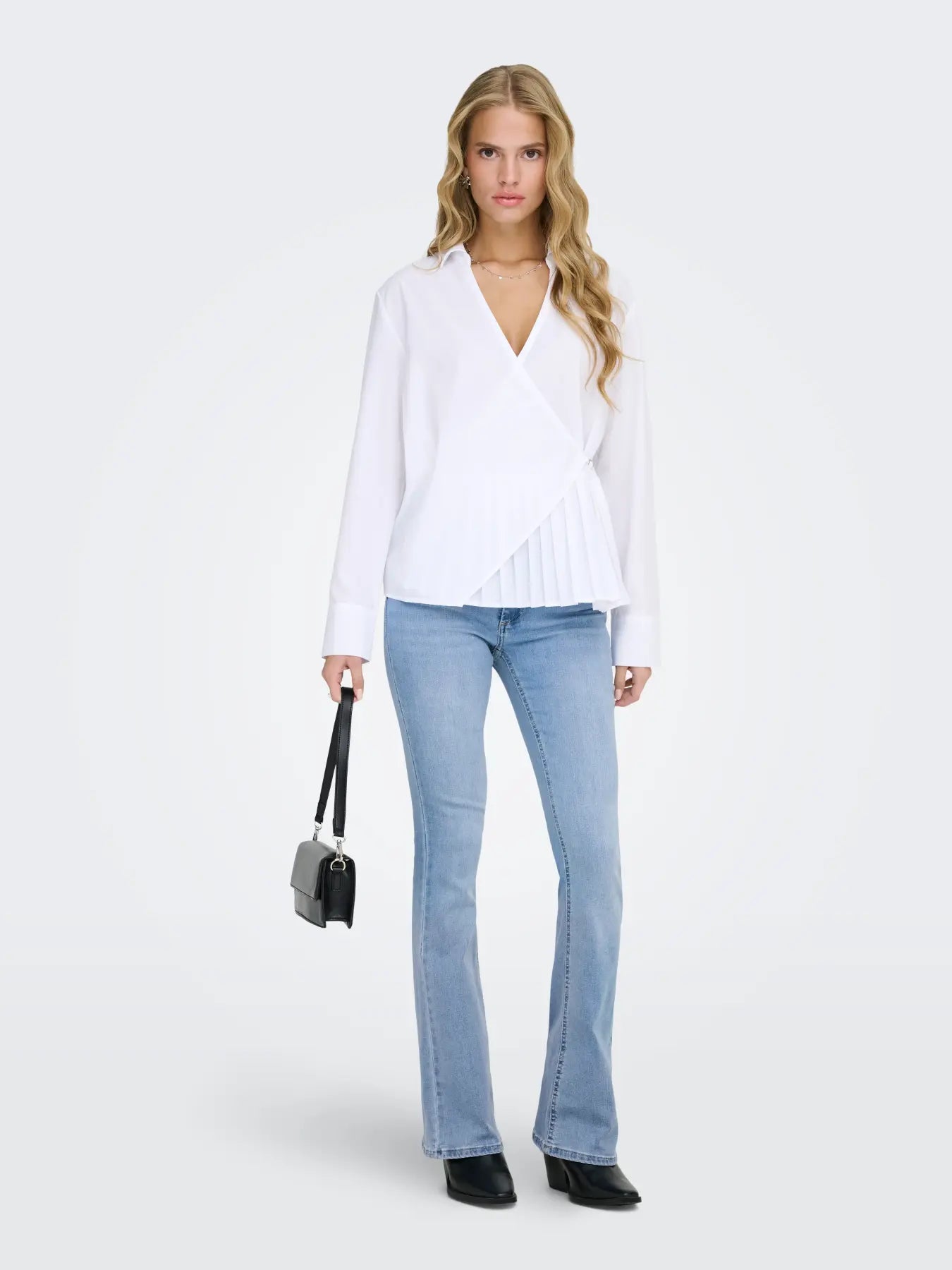Only donna jeans Blush Mid Flared 15245444 Denim
