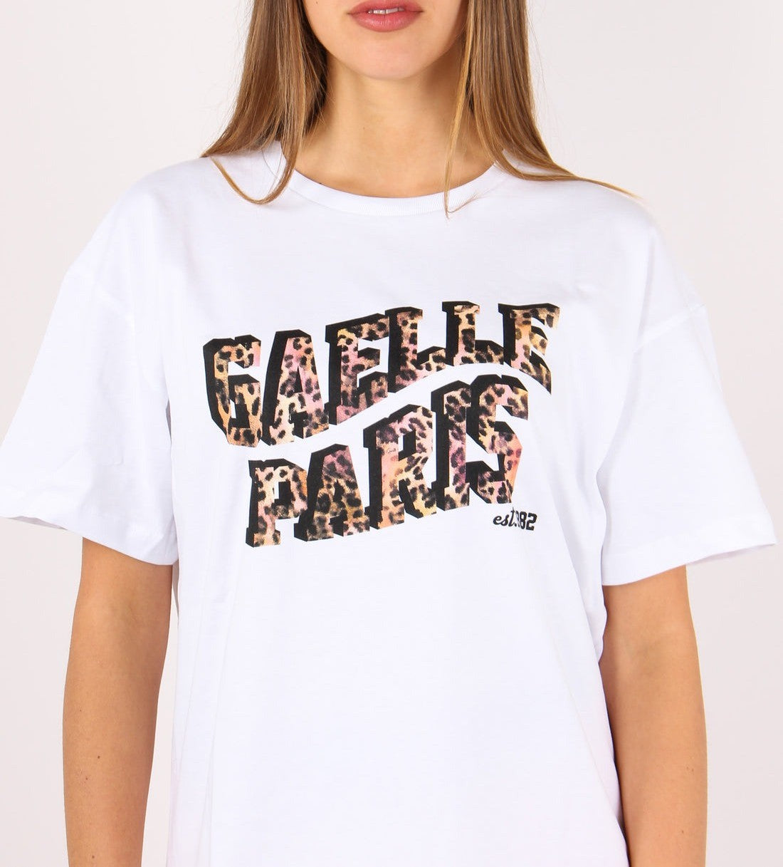 Gaelle donna t-shirt GAABW04530 - PTTS0037 - BI01 bianco