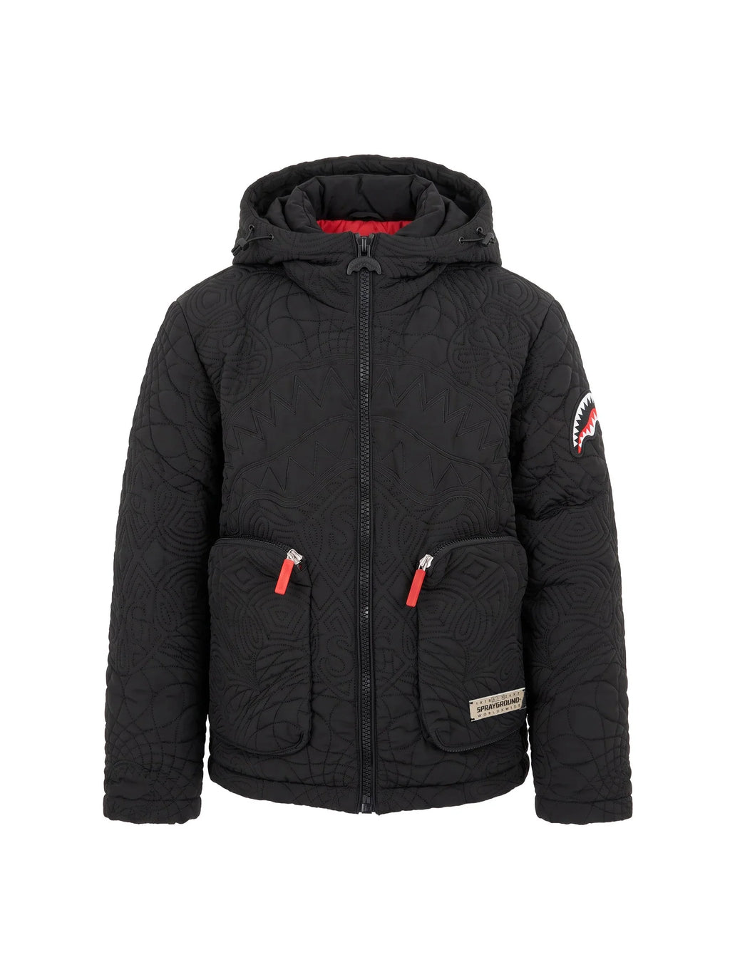 Sprayground uomo giubbino BLAC PUFFER MONOGRAM SP983
