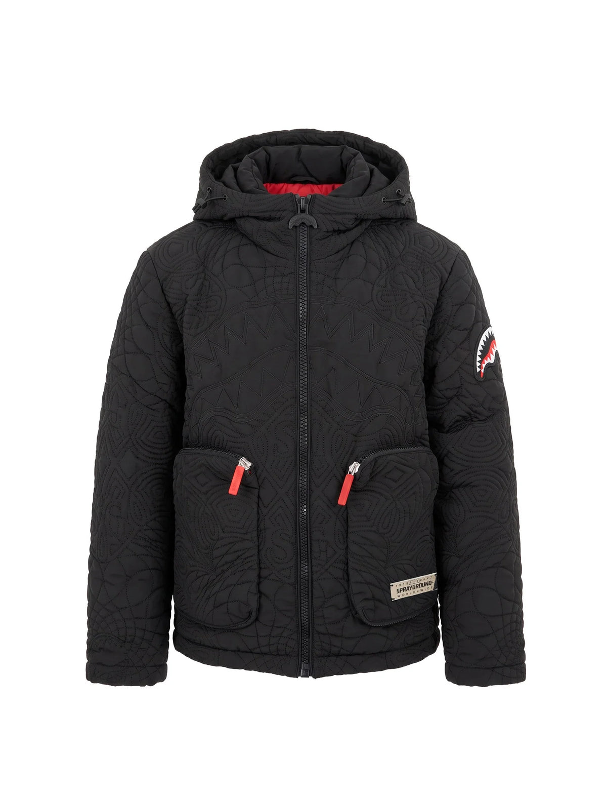 Sprayground uomo giubbino BLAC PUFFER MONOGRAM SP983