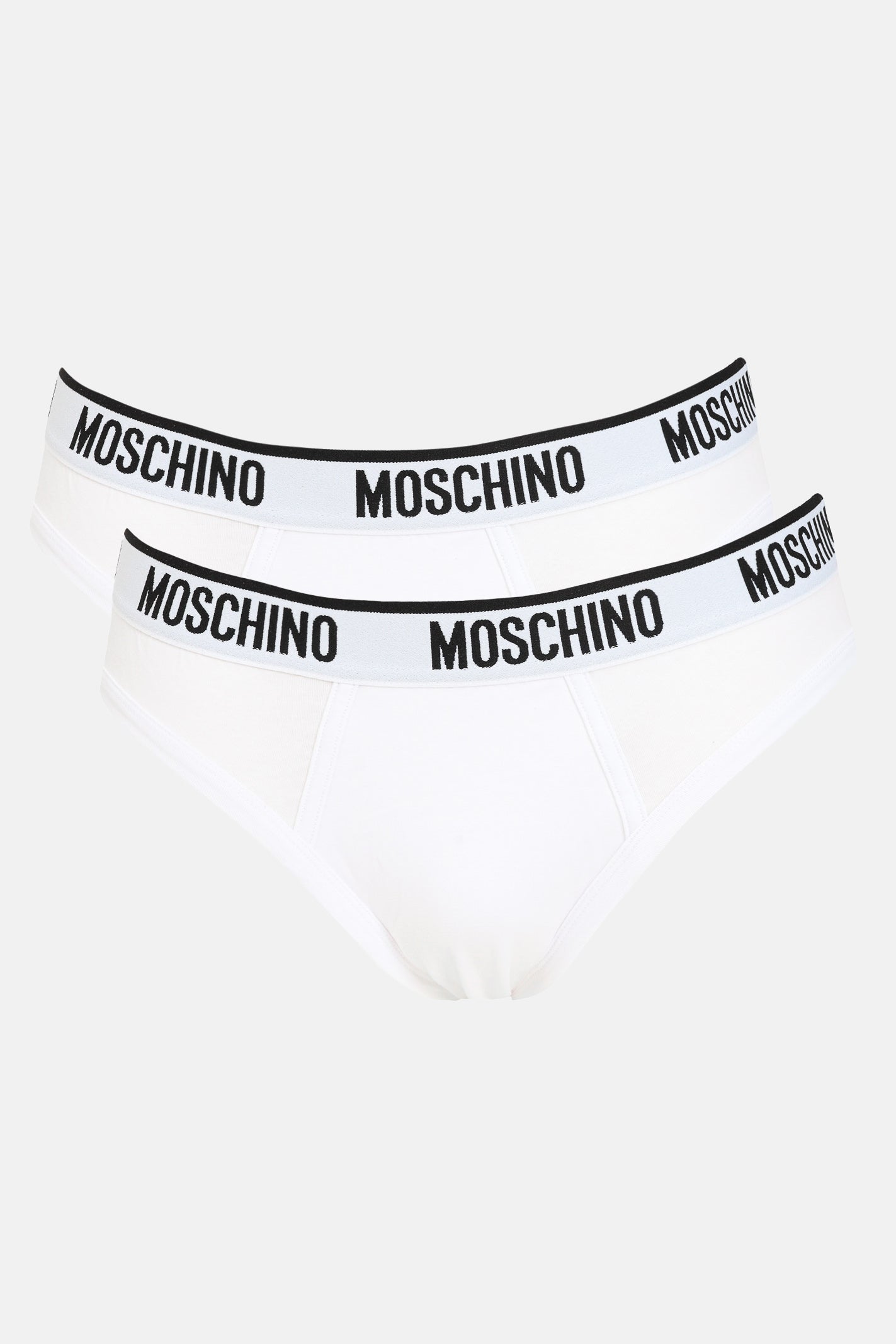 Moschino uomo Set da 2 Slip 1302 4406 A0001 Bianco