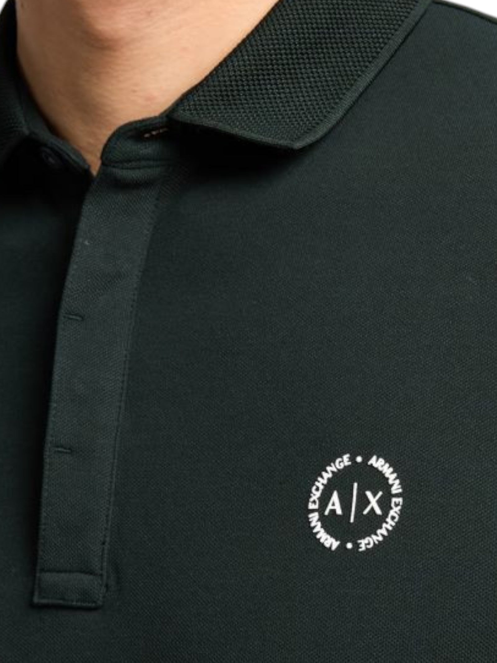 Armani Exchange uomo polo 8NZF91 ZJ81Z UB001 Verde