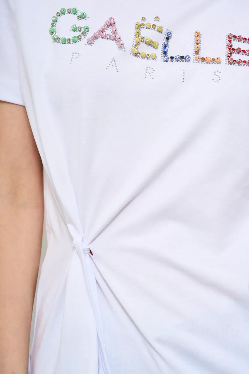 Gaelle donna t-shirt GAABW04567 - PTTS0037 - BI01 bianco
