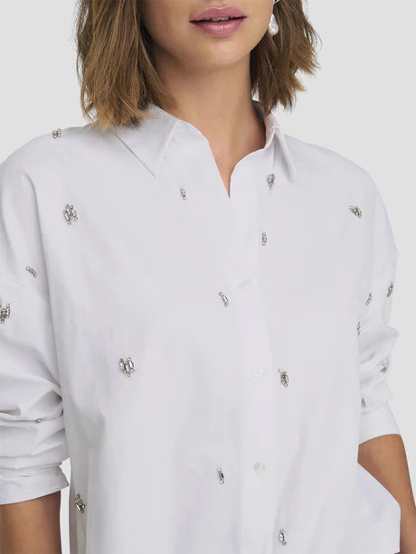 Only donna camicia Oregon Life 15342875 Bright White