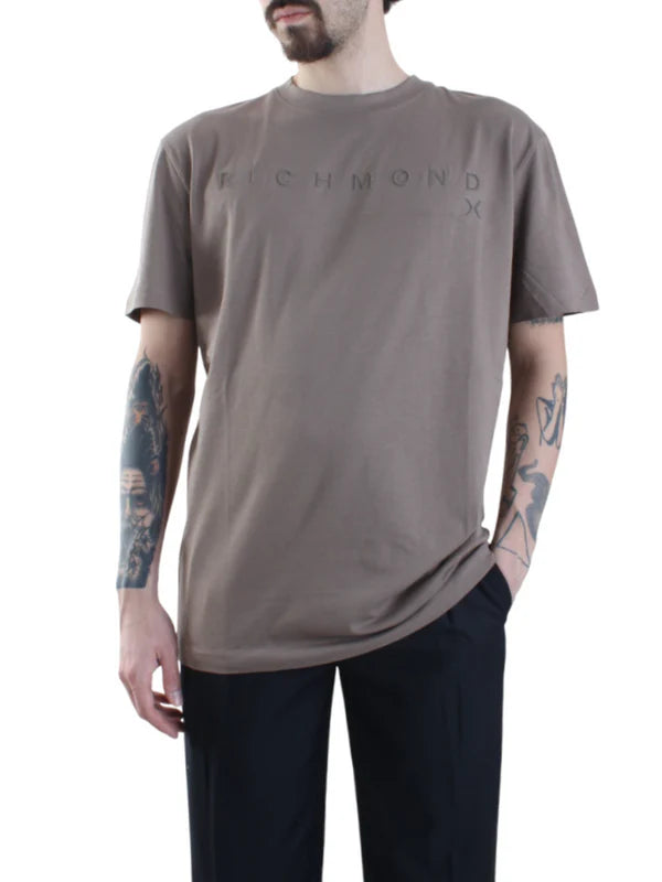 Richmond uomo t-shirt Zlaf UMP25009TS Walnut