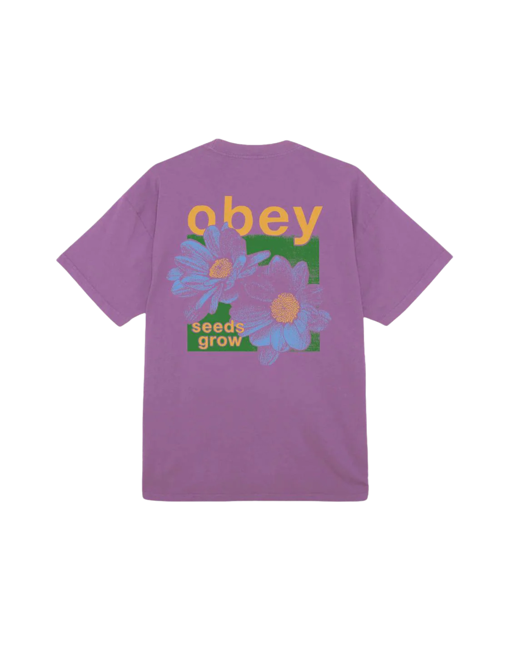 Obey uomo t-shirt seeds grow 22MC0000941 Viola