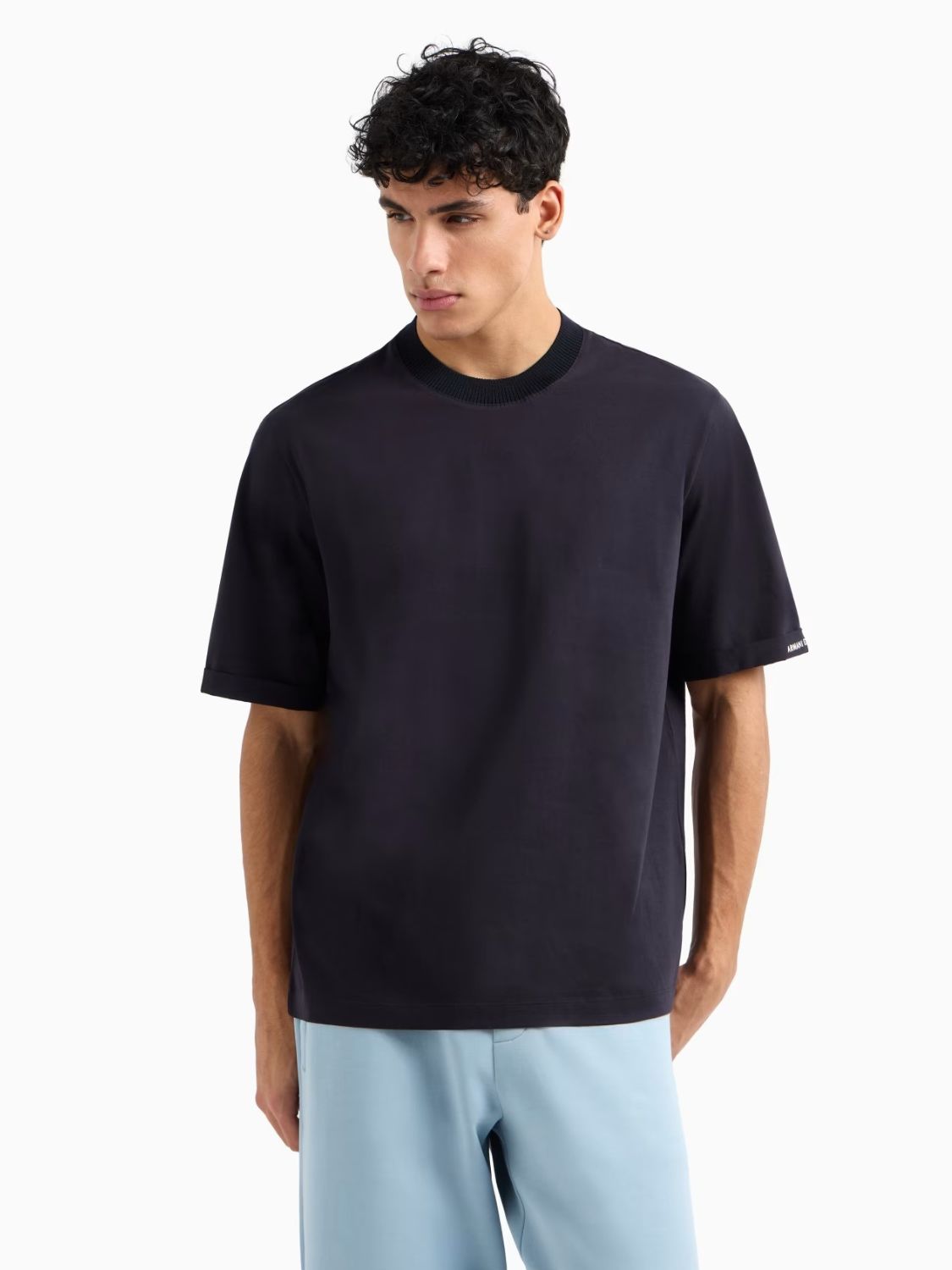 Armani Exchange uomo maglia felpa XM000519 AF10337 UB101 Navy