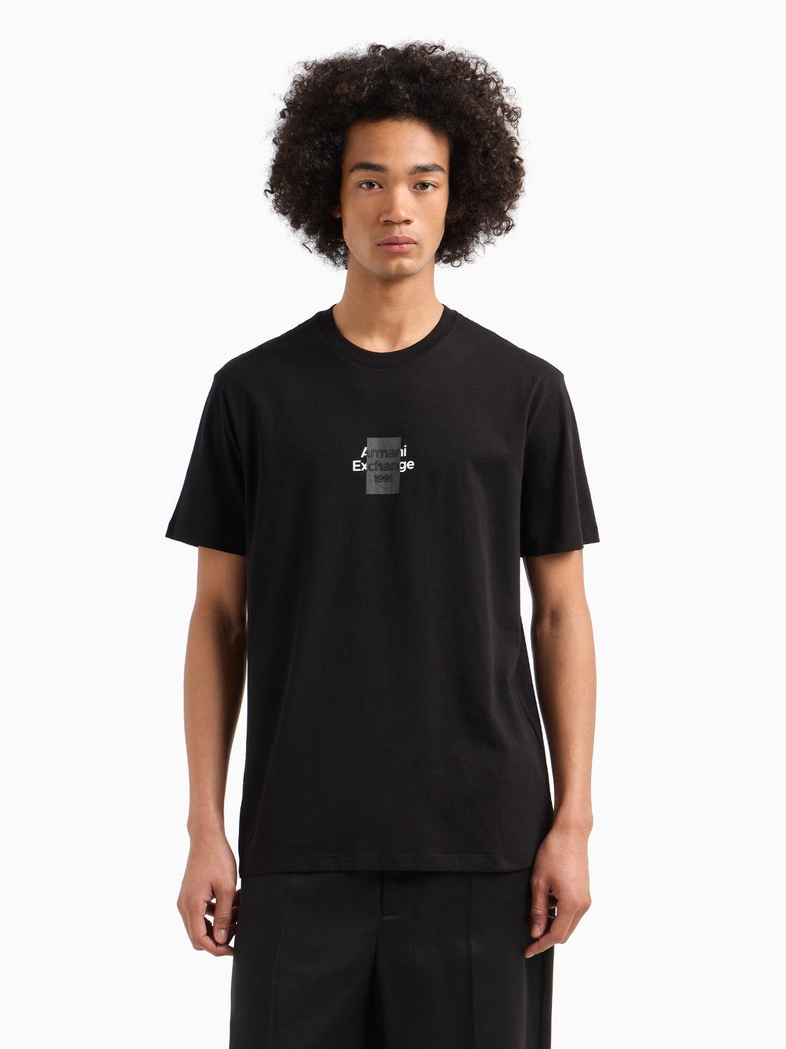 Armani Exchange uomo t-shirt XM000767AF12308 UC001 Nero
