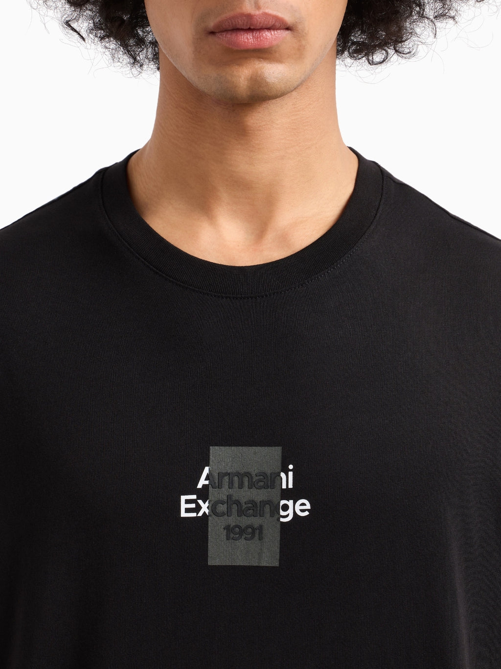 Armani Exchange uomo t-shirt XM000767AF12308 UC001 Nero