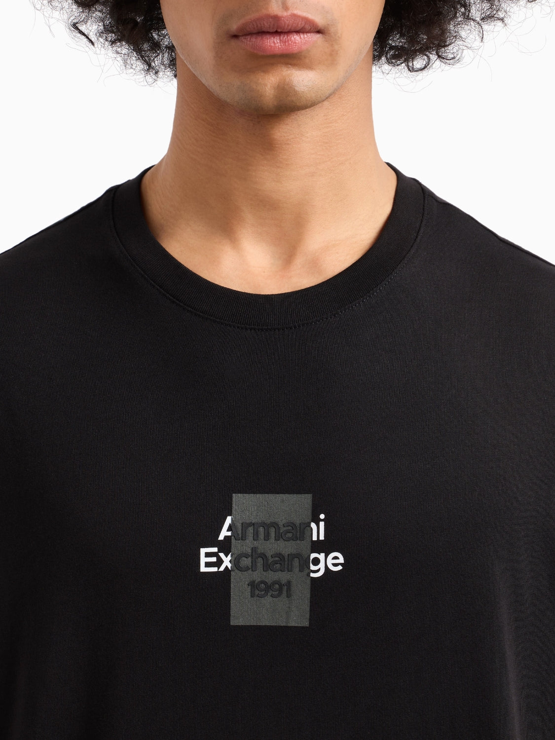 Armani Exchange uomo t-shirt XM000767AF12308 UC001 Nero