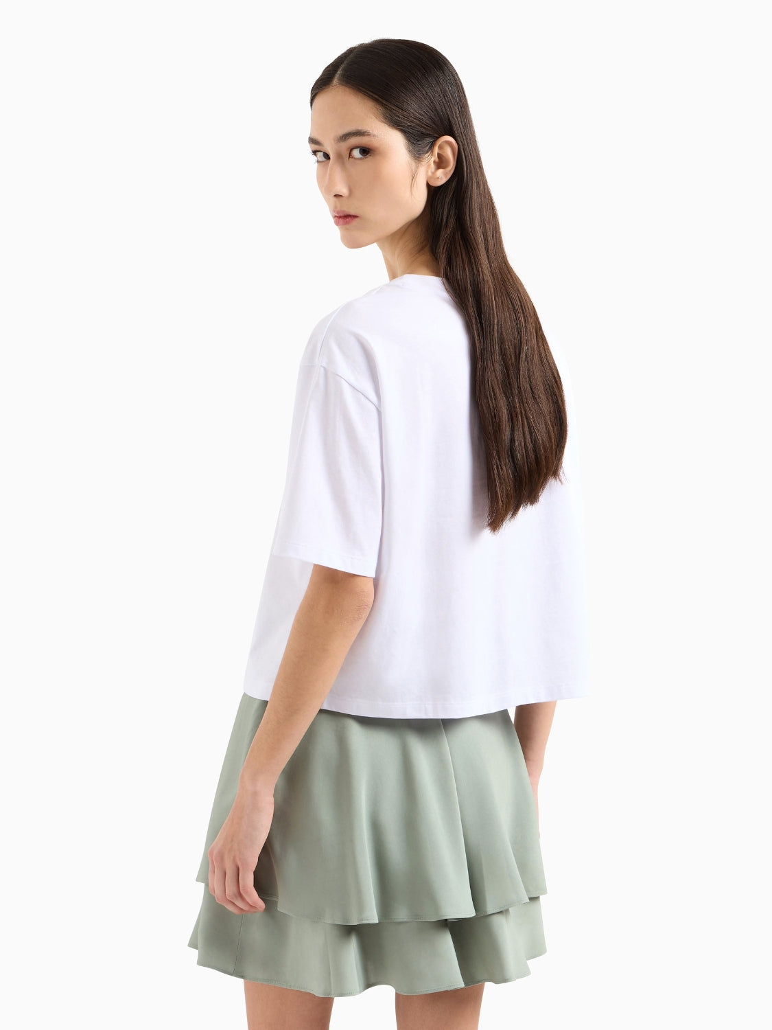 Armani Exchange donna t-shirt XW000520AF10359 U0002 Bianco