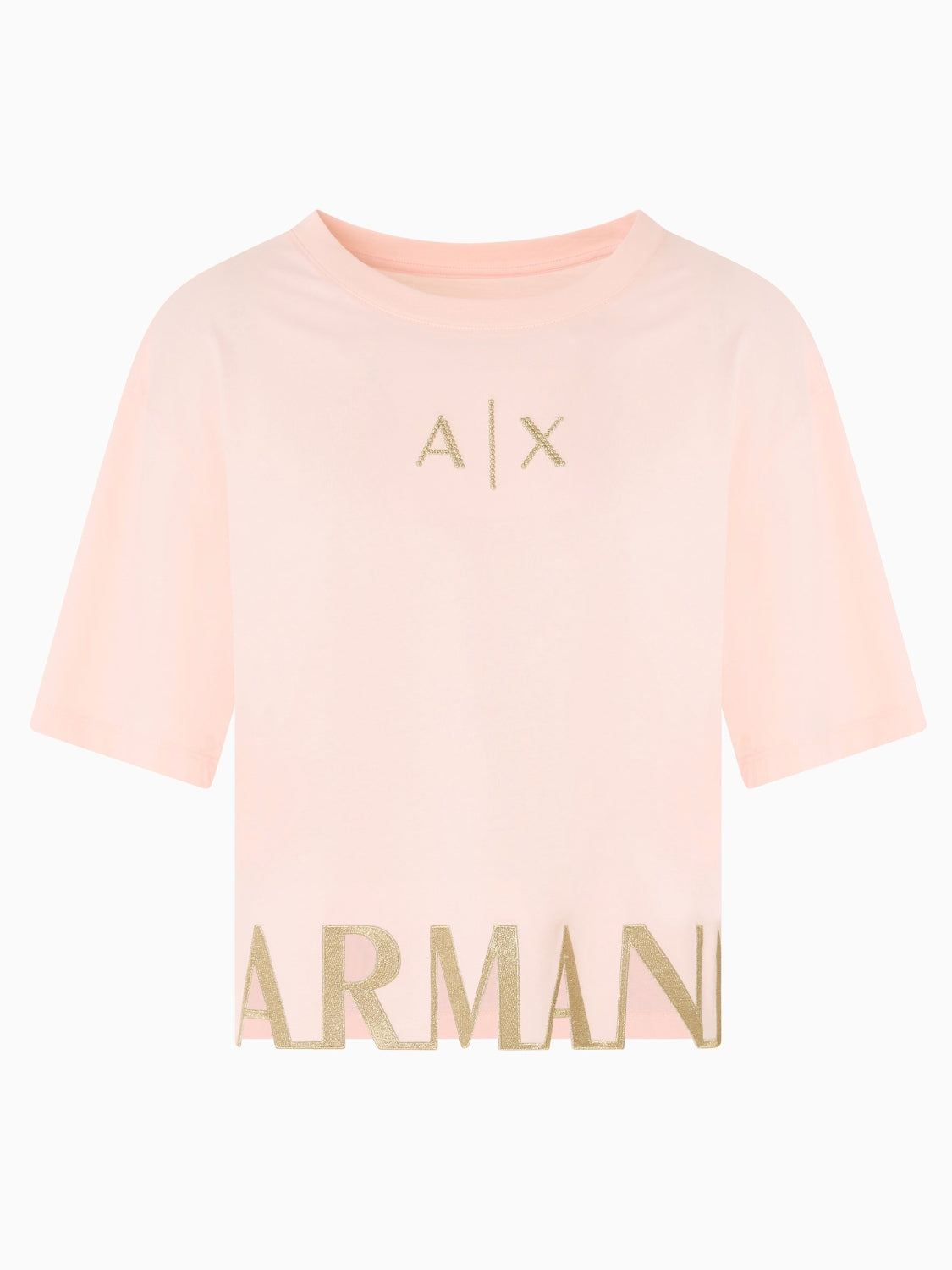 Armani Exchange donna t-shirt XW001699AF10356 U4105 rosa
