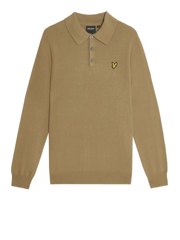 Lyle & Scott uomo maglia polo Long Sleeve KN2113VC